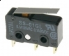 SS-01GL Wyłącznik krańcowy miniaturowy, dźwignia 0,49N, SPDT 0,1A  styki lutowane, OMRON, SS01GL